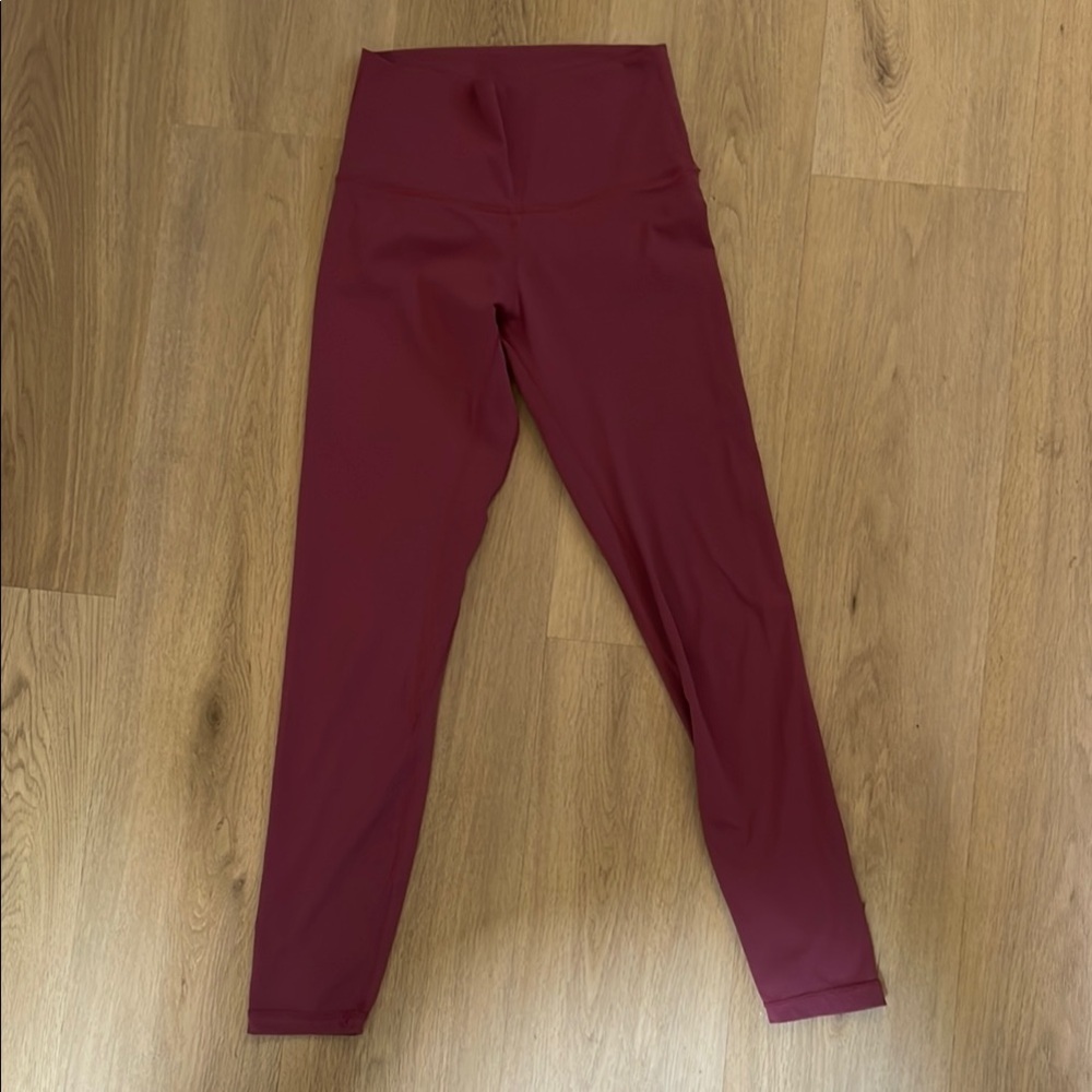 lululemon athletica Burgundy Leggings